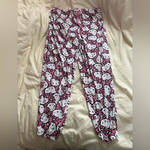 pink hello kitty pajama pants